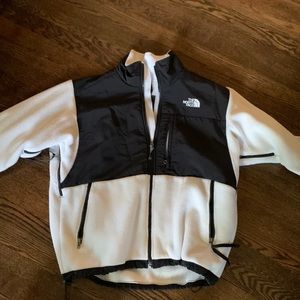 Womens north face size large white